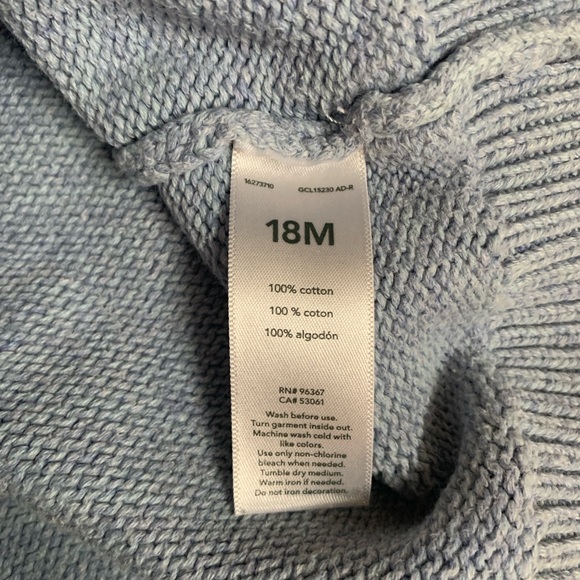 OshKosh B'gosh Kids Blue Cardigan - Picture 4 of 4